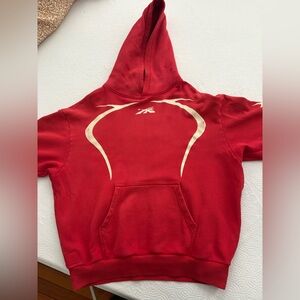 Red and white hellstar hoodie authentic with nfc tag (capsule 10)